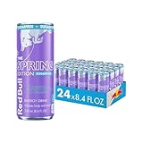 Red Bull Spring Edition Sugarfree Energy Drink, Grapefruit, 8.4 fl. oz., Case of 24 cans, with 80mg Caffeine, Taurine & B Vitamins