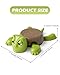 Turtle Coaster, 3D Printed Funny Tea Coasters with Interactive Expression, Turtle Cup Holder, Insulated Drink Mat for Coffee and Wine Glasses, Home Decor and Kitchen Accessories
