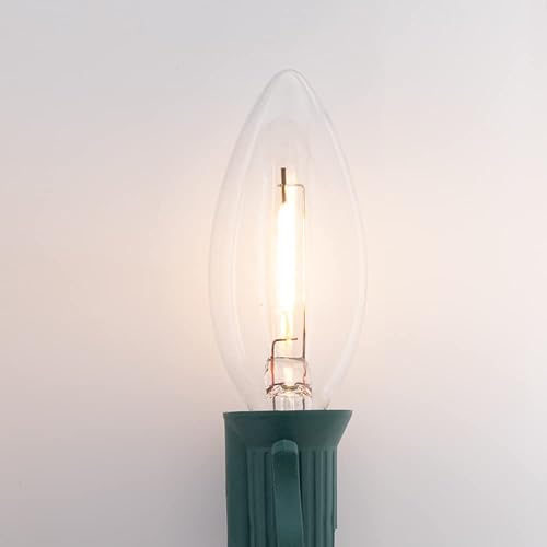 Miniatura 7 de Creative Hobbies Paquete de 25 bombillas LED de repuesto para lámparas eléctricas de velas, velas de ventana, candelabros equivalentes a 7 vatios,