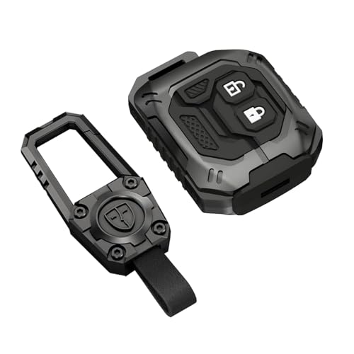 Image of Car Key Cover Compatible for Maruti Suzuki Swift | Ertiga | Wagonr | Celerio | Swift Dzire | Alto | Fronx | Brezza | S Presso | Ignis | Jimny | 2 Button Remote Key (Transformer Black)