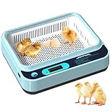 Incubadora Automática de Ovos Joyfox com Ovoscópio Integrado 48 Ovos, Abastecimento Automático de Água, Rotação 360°, Controle Digital de Temperatura – 127V