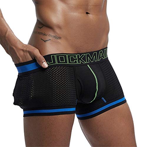 JOCKMAIL 2 Pack/PCS Men's Mesh U Pouch Underwear Mens Underwear Briefs Boxer Briefs Breathable Underpants Pants Trunks2