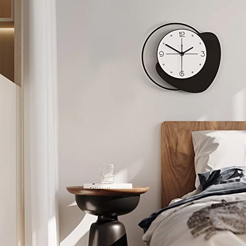Meishida Modern Wall Clock For Living Room Decor, Large Decorative Wall Clocks Battery Operated For Bedroom Kitchen Office Home, 14 Inch Big Silent Creative Wall Clock Non Ticking, Analog Display #TOP3