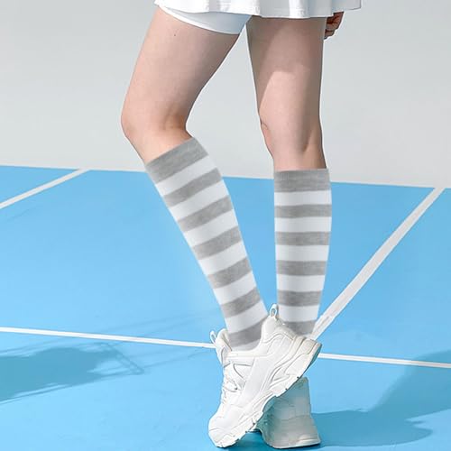 Image of Knee High Socks for Women, Long Tall Knee Tube Socks