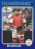 2024 Topps Heritage #605 Bo Naylor Cleveland Baseball Card - Sportscard Superstore