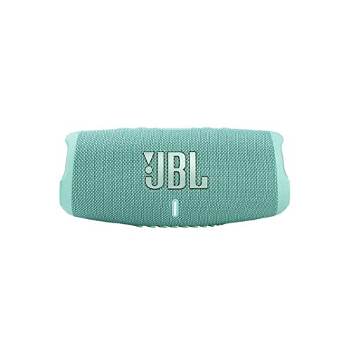 JBL Charge 5 Waterproof Portable Speaker with Built-in Powerbank and gSport Carbon Fiber Case ()