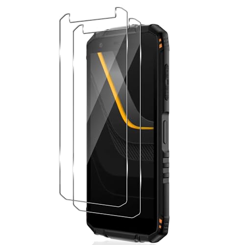 QULLOO Schutzfolie für DOOGEE Fire 3 Pro für Panzerglas, 2 Stück Bildschirmschutz, HD Klar Schutzglas Anti-Kratzer 9H Festigkeit Gehärtetes Glas Folie