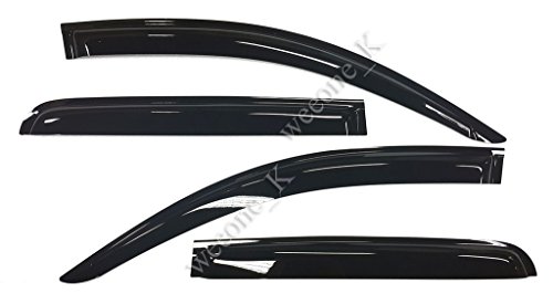 K1AutoParts 4 Door Weather Guard Rain Visor Sun Windshield For Toyota Hilux Pickup Mk7 Vigo Champ 2012 2013 2014