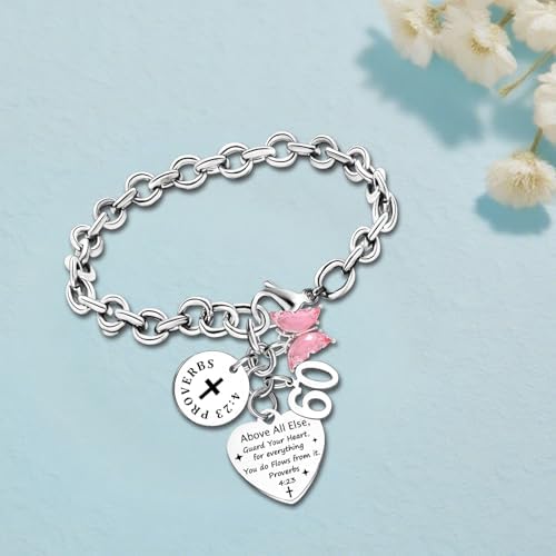 BESPMOSP Braccialetti con scritta To My Niece - Braccialetto ispiratore per nipote, compleanno, laurea, regalo di incoraggiamento per nipoti, regalo da zia zio