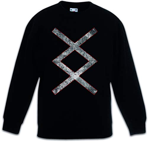 Sweat-shirt enfant Inguz Rune idéal pour l'école et les jeux en plein air