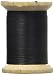 YLI 21104-BLK 3-Ply T-40 Cotton Hand Quilting Thread, 400 yd, Black