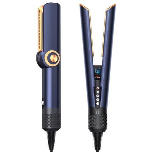 Lisseur Cheveux, 2 en 1 Fer à Lisser pour Séchage