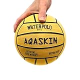 AQASKIN Pelota de Waterpolo (Balón Waterpolo, Amarillo, Goma, 1, Talla 4, 1)