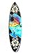 Produktbild Miniatur Dekosurfboard Surfbrett Holz Wellenreiten Höhe 20 cm inkl. Holzständer Dekoration Nr3