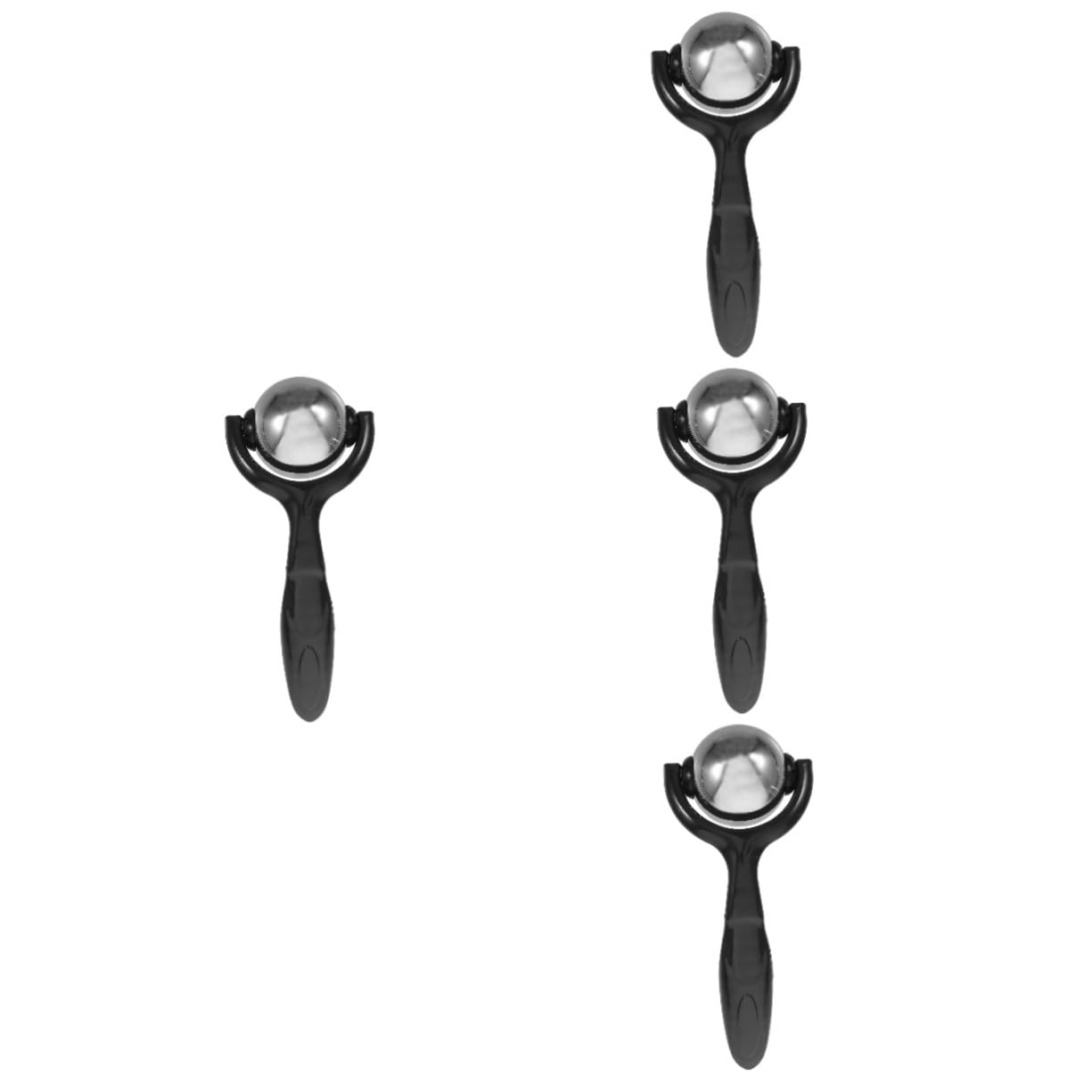 FOMIYES 4 Pezzi Di Innovativo Strumento Guasha Per Il Viso in Metallo Per Il Viso Portatile Per Il Per Il Massaggio Degli Occhi E Del
