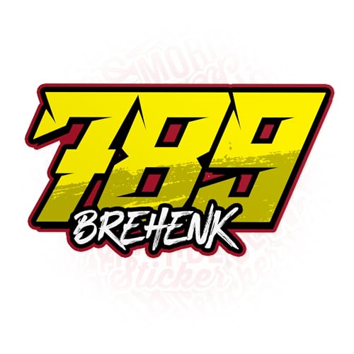 Custom Racing Number Decal - Personalized Dirty Car Motocross Racer