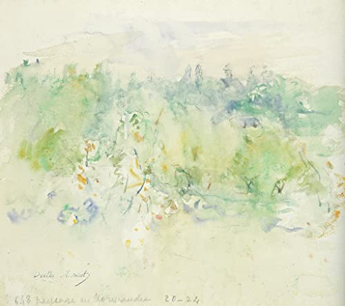 Tableau paysage de Normandie impression d'art mural décoration chambre Morisot