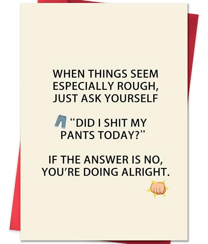IDU Funny Encouragement Cards for Men Women