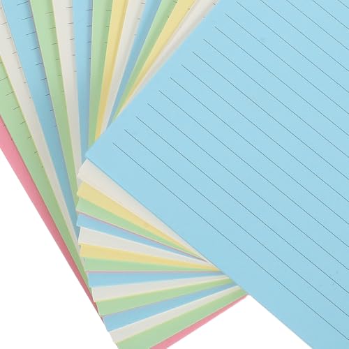 Papier A5 6 trous ligné contre les déchirures d'agenda et bloc-notes