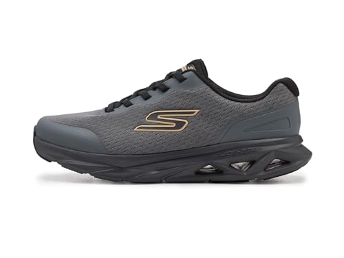 Skechers Men's Glide Step Vortex Avalin Sneaker, Charcoal, 11.5 - image 4