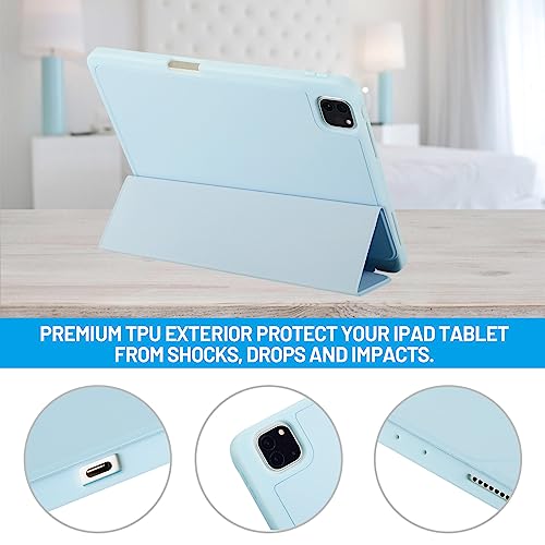 Case for iPad Pro 11 2022/2021/2020/2018 (4th /3rd /2nd /1st Generation) Case with Pencil Holder - Image 4