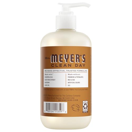 Image of MRS. MEYER'S CLEAN DAY Hand Soap, Acorn Spice Scent, 12.5 Fl Oz Bottle