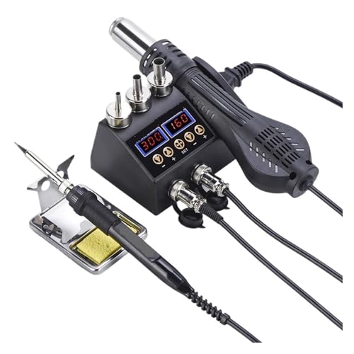 750W �����[�N�͂񂾕t���X�e�[�V���� 2 In 1 �z�b�g�G�A�[�͂񂾂��� LCD �f�W�^���f�B�X�v���C�n�ڃX�e�[�V���� BGA PCB IC �C���p �������艷�x(SET5)