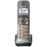 Panasonic KX-TGA470S Extra Handset for KX-TG77XX Cordless Phones Series, Silver