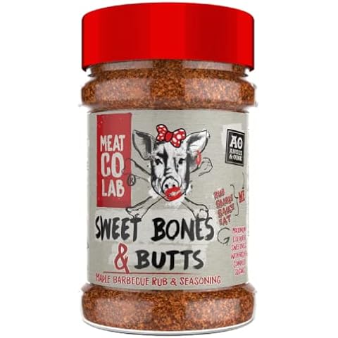 Angus & Oink | Sweet Bones & Butts | Maple BBQ Rub and Seasoning | 200g Cover