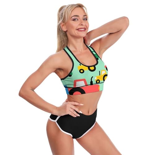 Womens Comfort Fit Yoga Bra Athletic Shirts for Sports Exercise4