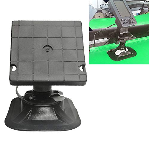 Shumo Universal Soporte Giratorio para Kayak de Montaje de Pesca en Kayak Barco Inflable GPS Soporte para Detector de Pescado Electrónico Soporte para Pesca en Barco Buscador de Pescado