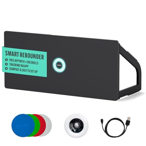 Voon Sports Soccer Smart Rebounder - 22 lbs - Portable Soccer Rebounder - Free App with +150 Drills & Tracking - Football Agility Training Equipment - Compact & Easy Setup - For Adults & Kids - 3 Pack