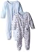 BON BEBE Baby Boys' Paw Print 2 Pack Assorted Coverall Set
