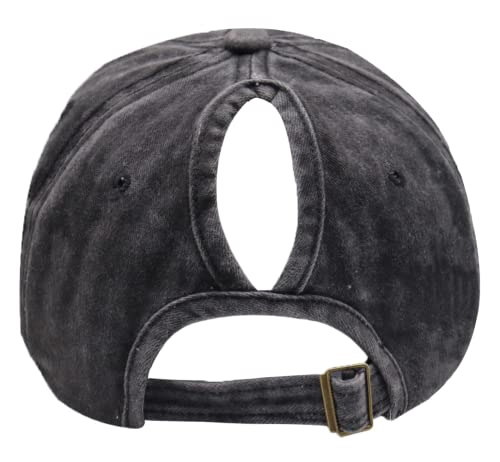 Kamaple Horse Gifts For Girls Women, Barn Hair Don't Care Ponytail Hat, Funny Horse Lovers Embroidered Adjustable Baseball Cap Birthday Christmas #TOP3