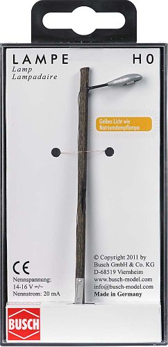 Preisvergleich Produktbild Busch 4134 - Straßenleuchte mit Holzmast