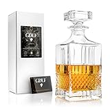 🎁 DAS PERFEKTE GESCHENK - Dieses Dekanter-Set wird in Europa hergestellt mit einem exquisiten Design geliefert, das den Empfänger definitiv beeindrucken wird!
