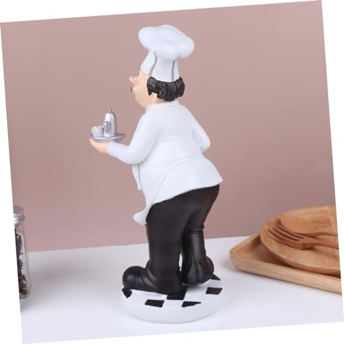Sculpture de cuisinier stable pour décorer sans risque de chute - 5