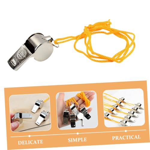 Set de 10 silbatos VICASKY con cordón para emergencias miniatura 7