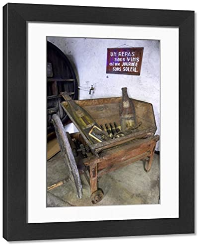 Media Storehouse Framed 16x12 Photo of Un Repas san vins est une journee sans soleil (8049179)