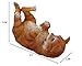 Decorative Tabby Kitty Cat Wine Bottle Holder Sculpture for Whimsical Tabletop Wine Racks and Stands or Animal Statues & Kitten Figurines As Birthday Gifts for Cat Lovers by Home-n-Gifts