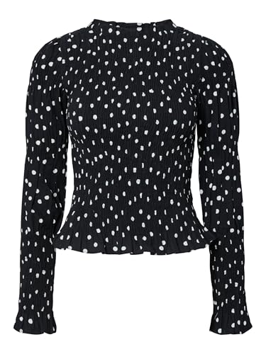 Yaschemma Ls Smock Top YAS Haut Femme Manches Longues Fluide