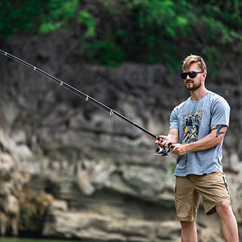 Telescopic Fishing Rod and Reel Combo Set with Fishing Line, Fishing Lures Kit& Accessories and Carrier Bag for Saltwater Freshwater