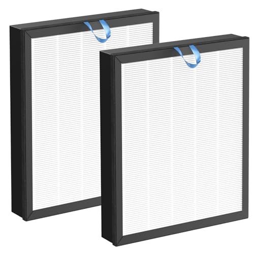 Vital 100S Filtro compatible con LEVOIT Vital 100S Smart WiFi Air Purifie-r, 3 en 1 True HEPA, prefiltro de carbón activado de alta eficiencia, Vital 100S-P, Vital 100S-RF, paquete de 2