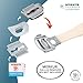 MERKUR 920 Callus Shaver Blades, Carbon Steel Foot Care Replacement Blades, Ultra-Sharp & Hygienic, Fits MERKUR 923 Callus Shaver, Made in Germany, Pack of 100