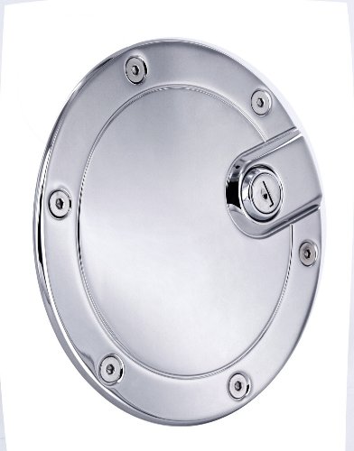 All Sales 6052CL Chrome Billet Aluminum Locking Fuel Door
