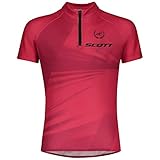 Unisex Scott RC Pro Junior Kinder Fahrrad Trikot kurz pink 2021: Größe: S (128)