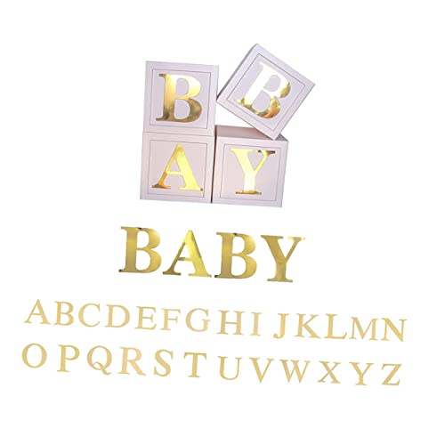 Boîtes à ballons alphabet pour réussir la décoration de votre baby shower