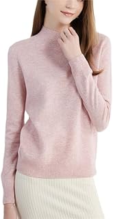 Suéter De Mujer Prendas De Punto Suéteres De Medio Cuello Alto Suéter De Punto Vintage De Lana