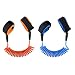 Locisne 2 Pack Child Anti Lost Wrist Link Skin Care Wrist Link Belt Sturdy Flexible Safety Wristband Leash Travel Outdoor Shopping for Kids and Toddlers, Length 1.8mm (Blue and Orange)