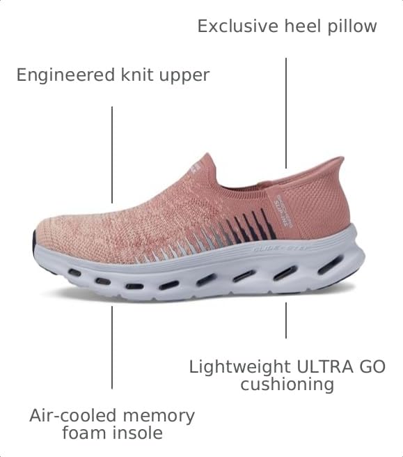 Image of Skechers Women's Go Walk Glide Step 2.0 Venus Hands Free Slip-Ins Sneaker